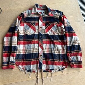 Aviator Nation PLAID FLANNEL WESTERN SHIRT